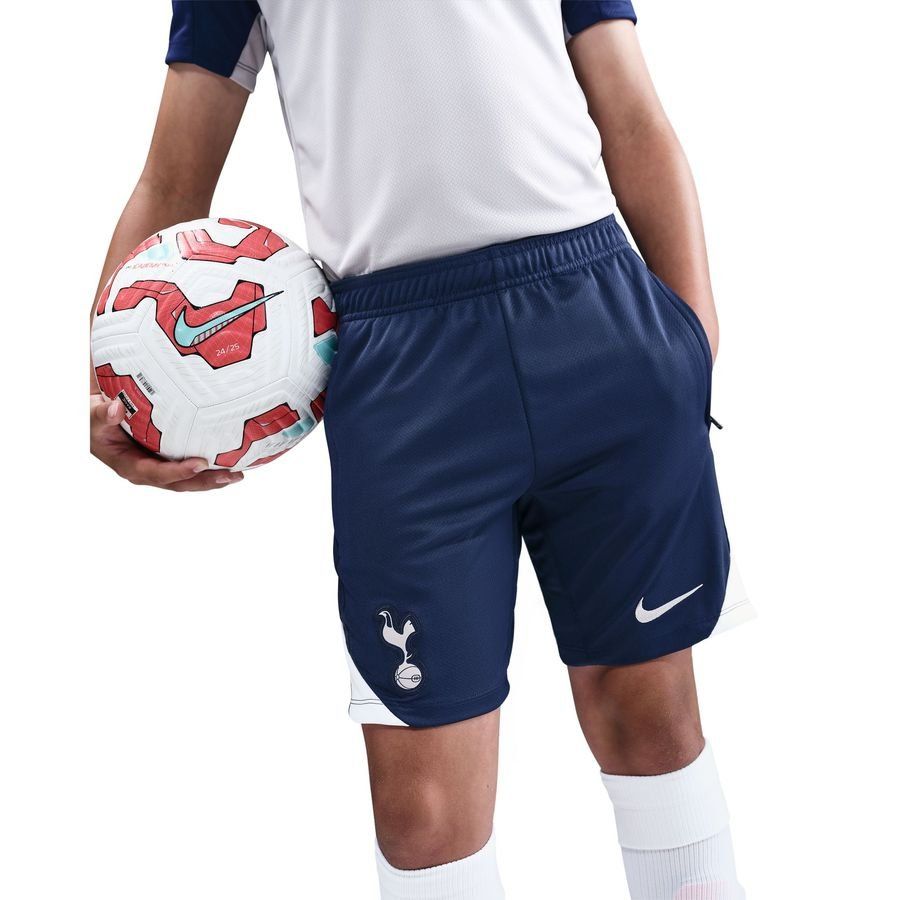 Tottenham Training Shorts Dri-FIT Strike - Binary Blue/White/Light Iron Ore Kids-SoccerKits Hub | Buy Soccer Jerseys Online